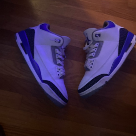 Jordan Athletic Shoes White and Blue
